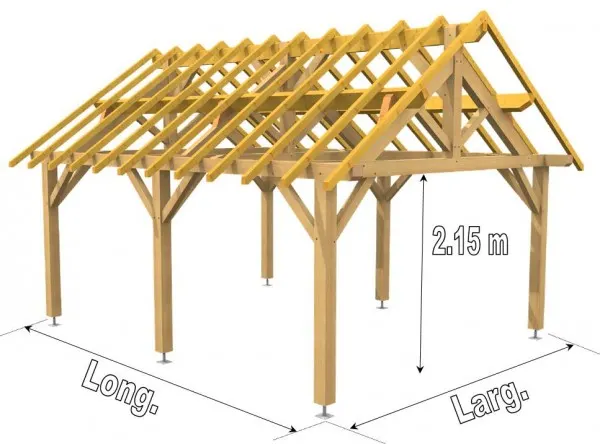 Rendu 3D du kit Charreterie S14, type A